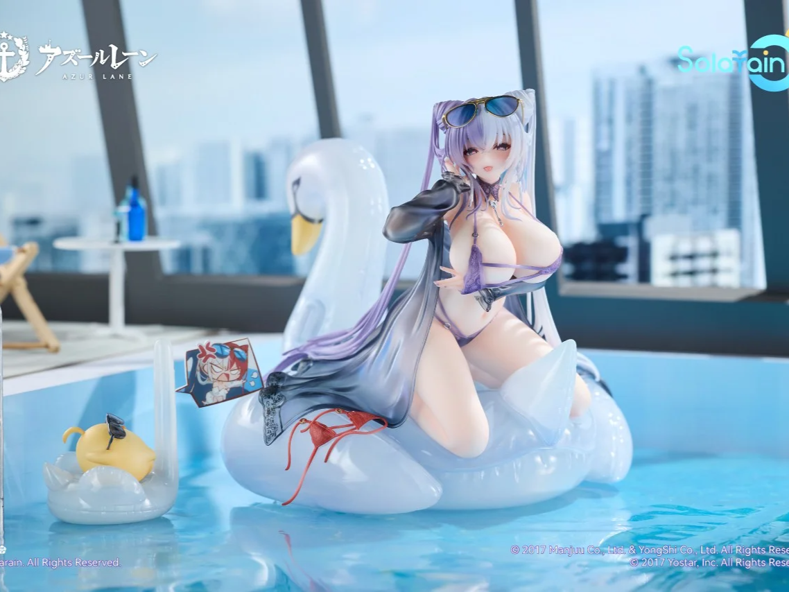 Figurine Ying Swei Ver. Blue Waves, Limpid Summer d'Azur Lane par Solarain